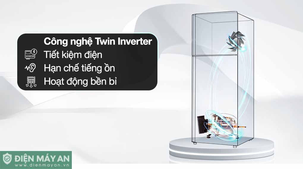 Tủ lạnh Aqua Inverter 236 lít AQR-T260FA(FB)